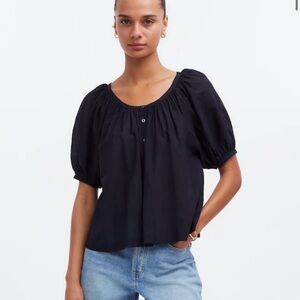 Madewell Puff Sleeve Top
